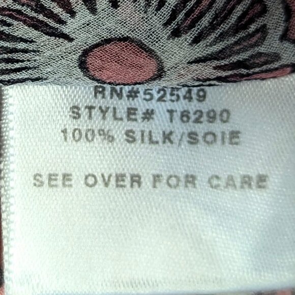 Laundry by Shelli Segal Size XS 100% Silk Sheer Top - Picture 13 of 16